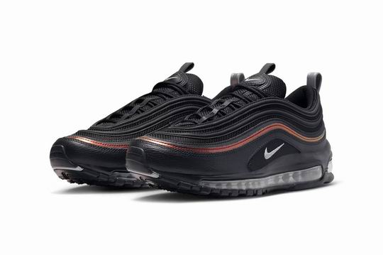 Cheap Nike Air Max 97 Black Iridescent Red fd0655-001 Men's Running Shoes-12 Cheap Nike Air Max 97 Black Iridescent Red fd0655-001 Men's Running Shoes-12